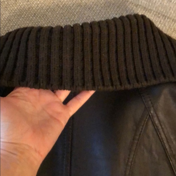 Michael Kors Brown leather jacket - Picture 6 of 8